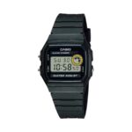 Casio F-94WA-8DG Retro Square Face Black Digital Watch