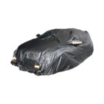 GripForge Black Fibretech Design Protective Car Cover with Reflectors – X-Large 533x178x130cm - Image 2