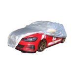 GripForge Silver Fibretech Design Protective Car Cover with Reflectors – X-Large 533x178x130cm