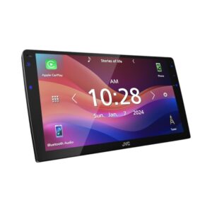 JVC KW‑M80AW 9″ Touchscreen Multimedia Receiver with Wireless CarPlay & Android Auto