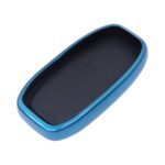 TPU & Leather Finish Key Cover For Audi - Blue (XEA-KCAD2B) - Image 2