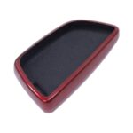 TPU & Leather Finish Key Cover For BMW - Design 2 - Red (XEA-KCBM2R) - Image 2