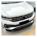 Gloss Black Front Spoiler for VW Tiguan Mk2 2021+ - Image 4