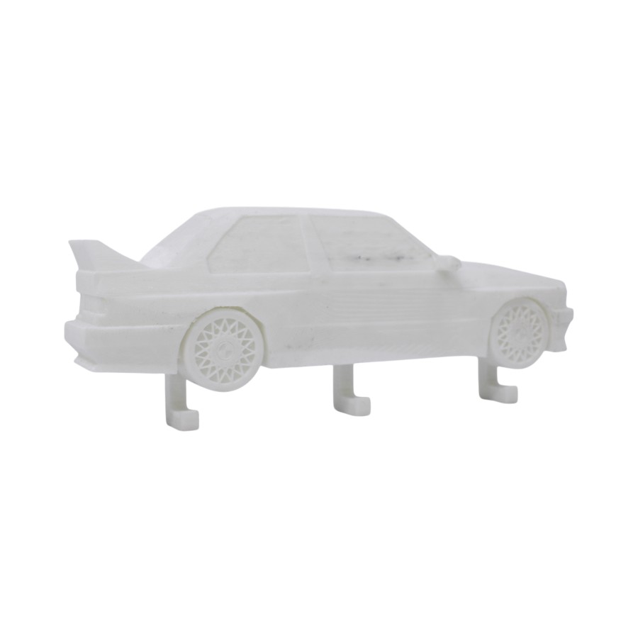 DBC60 WHT Bmw Classic E30 Keyring Holder (white) - Image 1