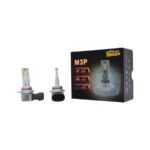 M3P 9012 LED Headlight Bulb – 6000K, 400% Brighter, IP67, Cooling Fan System