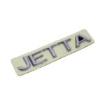 Chrome Jetta Letters Sticker Badge (9x1.5cm)