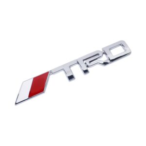TRD Motorsport Chrome Sticker Badge (14x2cm)