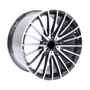 19" TWC131/132 5/112 Black Machine Face Alloy Wheels