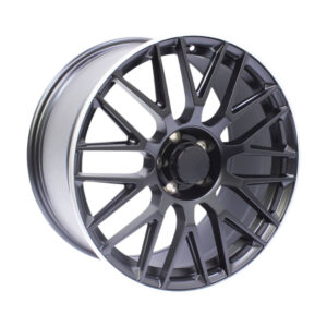 19" M8455/8456 5/112 Matt Black Alloy Wheels