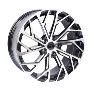 18" M8125 5/112 Black Machined Face Alloy Wheels