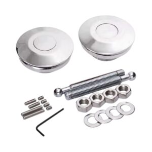 Epman Push-Button Quick Release Bonnet Pin Kit (Silver)