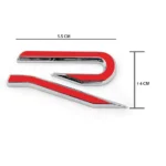 VW Mk8 R Silver & Red Badge