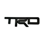 Matt Black Toyota TRD Letters Badge (12cm)