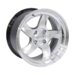 15" XP24025 4/100 Hyper Silver Alloy Wheels