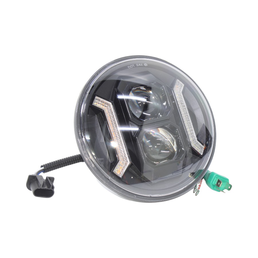 NSL-DDL0911 Univerasal 7" Twin-LED 45w 4000lumen Hi-Low Beam Lamps (pair) - Image 1