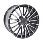 19" MC-70-MB 5x112 Black Machine Face Alloy Wheels