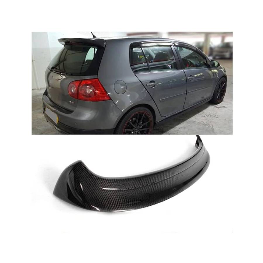 VW05RS009 Gloss Black VW Golf Mk5 R32 Roofspoiler - Image 1