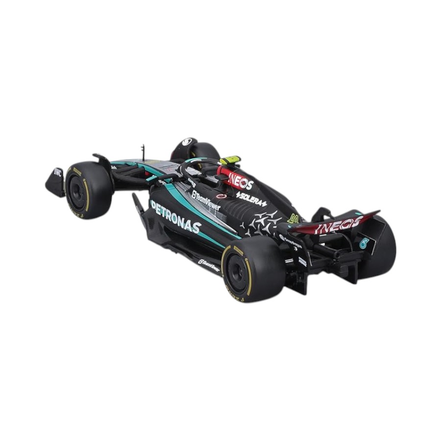 BUR18-38208 Burago 1:43 Mercedes AMG Petronas W15 Lewis Hamilton #44 2024 Model Car - Image 1
