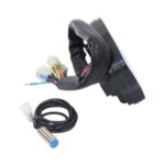 Universal LCD Motorcycle Dashboard Speedometer – Color Screen, Black - Image 2