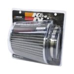 K&N High-Flow Cone Air Filter – Grey (76mm / 89mm / 100mm) RG-1001-2