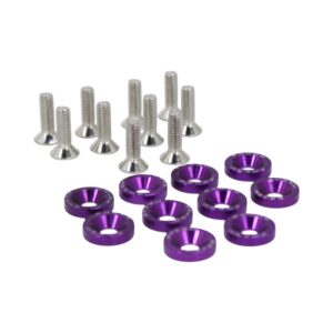 Universal Anodized Dress Up Bolt Set (Purple)