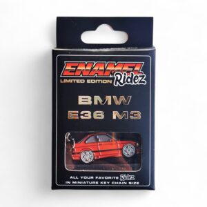BMW E36 M3 Red - Die-Cast Enamel Keychain
