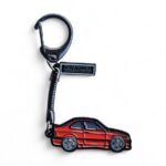 BMW E36 M3 Red - Die-Cast Enamel Keychain - Image 3