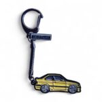 BMW E36 M3 Yellow - Die-Cast Enamel Keychain - Image 2