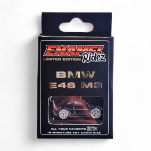 BMW E46 M3 Black - Die-Cast Enamel Keychain