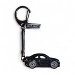 BMW E46 M3 Black - Die-Cast Enamel Keychain - Image 2