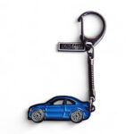 BMW E46 M3 Blue - Die-Cast Enamel Keychain - Image 2