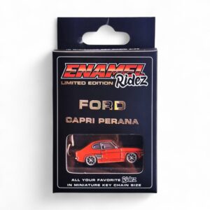 Ford Capri Perana Orange - Die-Cast Enamel Keychain