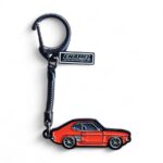 Ford Capri Perana Orange - Die-Cast Enamel Keychain - Image 2