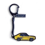 Ford Capri Perana Yellow - Die-Cast Enamel Keychain - Image 2