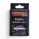 Ford Escort MK1 Blue & White - Die-Cast Enamel Keychain