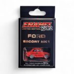 Ford Escort MK1 Red - Die-Cast Enamel Keychain