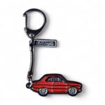 Ford Escort MK1 Red - Die-Cast Enamel Keychain - Image 3
