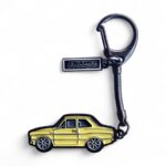 Ford Escort MK1 Yellow - Die-Cast Enamel Keychain - Image 2