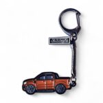 Ford Ranger Wildtrack Orange - Die-Cast Enamel Keychain - Image 2