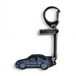 Ford Sierra Cosworth Grey - Die-Cast Enamel Keychain - Image 2