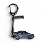 Ford Sierra Cosworth Grey - Die-Cast Enamel Keychain - Image 3