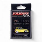 Honda Civic EK9 Yellow - Die-Cast Enamel Keychain