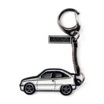Opel Kadett Superboss White - Die-Cast Enamel Keychain - Image 3