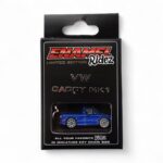 VW Caddy Mk1 Blue - Die-Cast Enamel Keychain