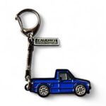 VW Caddy Mk1 Blue - Die-Cast Enamel Keychain - Image 3