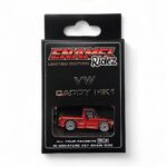 VW Caddy Mk1 Red - Die-Cast Enamel Keychain