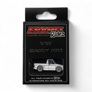VW Caddy Mk1 White - Die-Cast Enamel Keychain