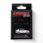 VW Jetta VR6 White - Die-Cast Enamel Keychain