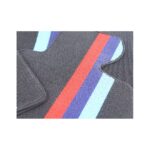 Sport Blue & Red Stripe Carpet Set for BMW E90 3 Series - Image 2