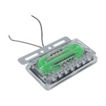 Waterproof LED Side Marker Lamps Suitable for Trucks - 24v (Green) - Image 2